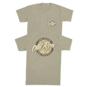 Circle Logo Short Sleeve Pocket Tee in Duck Camo by Old Row Circle Logo Short Sleeve Pocket Tee in Duck Camo by Old Row