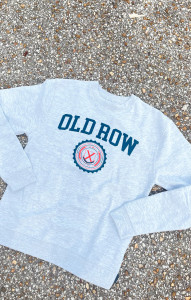 Crewneck Long Sleeve Sweatshirt in Tailgate Badge by Old Row Crewneck Long Sleeve Sweatshirt in Tailgate Badge by Old Row