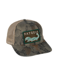 Lost Hat Co. Retro Logo Slate Cap by Natural Gear Lost Hat Co. Retro Logo Slate Cap by Natural Gear
