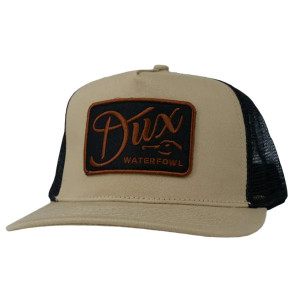 Script Logo Patch Flat Bill Hat by Dux