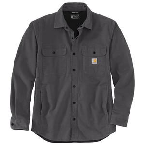 Men's Rugged Flex Relaxed Fit Canvas Fleece Shirt Jacket by Carhartt Men's Rugged Flex Relaxed Fit Canvas Fleece Shirt Jacket by Carhartt