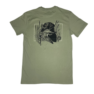 Hold Short Sleeve Pocket Tee by Prairie Oaks Waterfowl Hold Short Sleeve Pocket Tee by Prairie Oaks Waterfowl