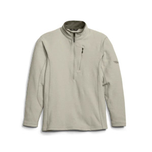Snowcrest Half Zip Fleece Pullover by Sitka (Oak Heather) Snowcrest Half Zip Fleece Pullover by Sitka (Oak Heather)