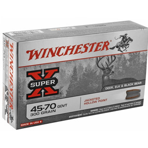 Winchester Super X 1,880 fps 45-70 Government 300 Grain Jacketed Hollow Point Rifle Ammunition