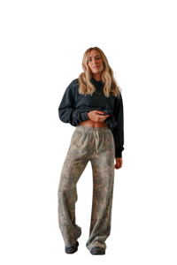 Butter Wide Leg in Camo by Tribe Kelley