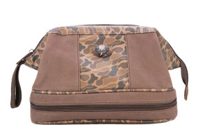 Old School Camo Brown Canvas Toiletry Bag by Zeppelin Products (Buck) Old School Camo Brown Canvas Toiletry Bag by Zeppelin Products (Buck)