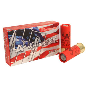 Hornady American Whitetail 1600fps 12 Gauge 2-3/4" 1oz Rifled Slug Shotgun Ammunition Hornady American Whitetail 1600fps 12 Gauge 2-3/4" 1oz Rifled Slug Shotgun Ammunition