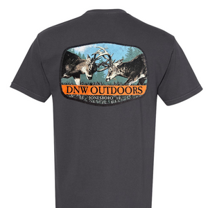 Sparring Deer Short Sleeve Tee by DNW (Back) Sparring Deer Short Sleeve Tee by DNW (Back)