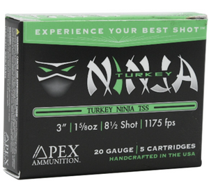 Apex Turkey Ninja TSS 1,175 fps 20 Gauge 3" 1-5/8 oz. #8.5 Shot Shotgun Ammunition