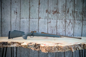 Montana Rifle Company Highline 6.5 PRC Bolt-Action Rifle with Burnt Bronze Cerakote finish, 24-inch threaded barrel, McMillan carbon fiber stock, adjustable trigger, and M-LOK rail, designed for lightweight precision and reliable hunting performance. Montana Rifle Company Highline 6.5 PRC Bolt-Action Rifle with Burnt Bronze Cerakote finish, 24-inch threaded barrel, McMillan carbon fiber stock, adjustable trigger, and M-LOK rail, designed for lightweight precision and reliable hunting performance.
