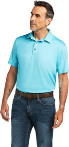 Charger 2.0 FTD Short Sleeve Polo in Sky Blue by Ariat Charger 2.0 FTD Short Sleeve Polo in Sky Blue by Ariat