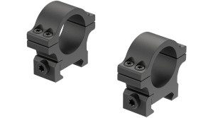 Open Range Cross Slot Rings in Low Height with 1 Inch Tube Size by Leupold