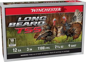 Winchester 12ga 1100fps 3" 2-3/8oz #9 Long Beard TSS Shotgun Ammunition Winchester 12ga 1100fps 3" 2-3/8oz #9 Long Beard TSS Shotgun Ammunition