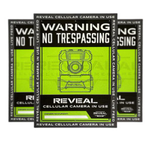 3-Pack of No Trespassing Signs by Tactacam 3-Pack of No Trespassing Signs by Tactacam