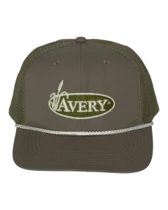 Men's Avery Logo Rope Mesh Snapback Hat by Avery