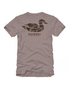 Men's Pebble Decoy Graphic Short Sleeve Tee Shirt by Banded