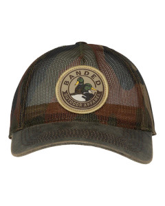 Adult Two Ducks Mesh Snapback Cap by Banded