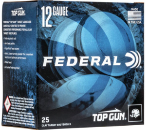 Federal Top Gun 12ga 1200fps 2-3/4" 1oz #8 Target Load Shotgun Ammunition Federal Top Gun 12ga 1200fps 2-3/4" 1oz #8 Target Load Shotgun Ammunition