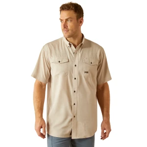 Men's Rebar Made VentTEK Short Sleeve Button Down Shirt by Ariat