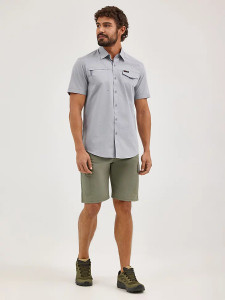 Cedar Zip Pocket Short Sleeve Shirt by Wrangler Cedar Zip Pocket Short Sleeve Shirt by Wrangler
