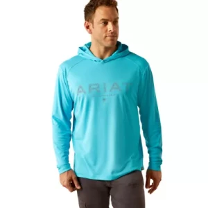 Men's Rebar Sunblocker Craft Hooded Long Sleeve Shirt by Ariat