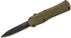 Autocrat Double Edge Dagger Blade in OD Green with G10 Handle by Benchmade Autocrat Double Edge Dagger Blade in OD Green with G10 Handle by Benchmade