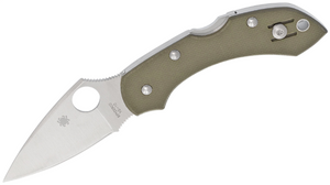 Foliage Green Dragonfly G-10 Folding Knife by Spyderco