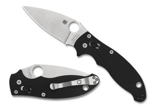 Manix 2 G-10 Folding Knife in Black by Spyderco