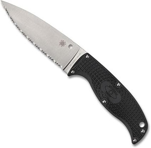 Enuff 2 Leaf Shape Fixed Blade Knife by Spyderco Enuff 2 Leaf Shape Fixed Blade Knife by Spyderco