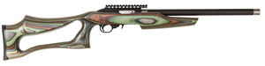 Switchbolt 22lr Semi Auto Rifle with 17 Inch Threaded Carbon Fiber Barrel in Evolution Forrest Camo Stock by Magnum Research