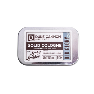 Solid Leather Cologne in Old Glory by Duke Cannon