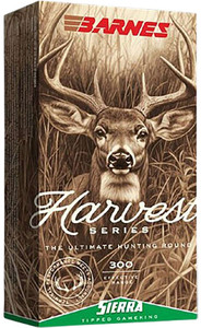 Barnes Harvest 2,680 fps 308 Winchester 165 Grain Gameking Sierra Tipped Brass Rifle Ammunition