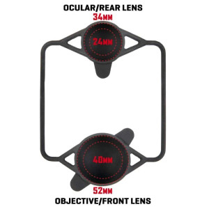 Stretchable Large Scope Double Cover to 56mm Scopes in Black by Allen Company Stretchable Large Scope Double Cover to 56mm Scopes in Black by Allen Company
