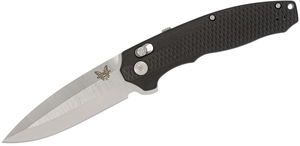 Black Finish Vector Axis Assist Flip Open 3.6" Blade Folding Knife by Benchmade