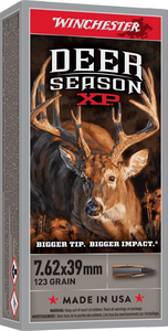 Winchester Deer Season XP 7.62x39mm, 123 Grain Extreme Point, Rifle Ammunition - Box Winchester Deer Season XP 7.62x39mm, 123 Grain Extreme Point, Rifle Ammunition - Box