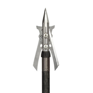 3 Pack 100 Grain Hypodermic Trypan No Collar Mechanical Broadheads by Rage 3 Pack 100 Grain Hypodermic Trypan No Collar Mechanical Broadheads by Rage