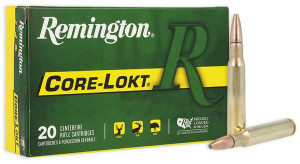 Remington .30-06 Springfield, 150 Grain Core-Lokt, Pointed Soft Point, Rifle Ammunition Remington .30-06 Springfield, 150 Grain Core-Lokt, Pointed Soft Point, Rifle Ammunition