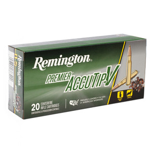 Remington Premier AccuTip V 3,900 fps 204 Ruger 40 Grain Boat Tail Rifle Ammunition