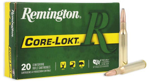 Remington .270 Winchester, 130gr Core-Lokt Pointed Soft Point, Rifle Ammunition Remington .270 Winchester, 130gr Core-Lokt Pointed Soft Point, Rifle Ammunition