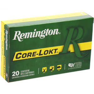 Remington Core Lokt 3,060 fps 270 Winchester 130 Grain Pointed Soft Point Rifle Ammunition
