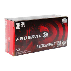 Federal AE 38 Special 158gr Lead Round Nose Handgun Ammunition Federal AE 38 Special 158gr Lead Round Nose Handgun Ammunition