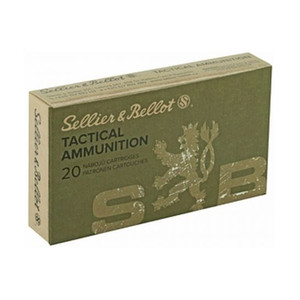 Sellier & Bellot Tactical 556 NATO 55gr FMJ Rifle Ammunition Sellier & Bellot Tactical 556 NATO 55gr FMJ Rifle Ammunition
