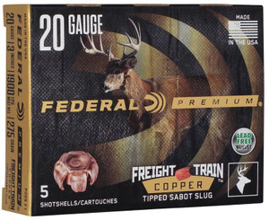Federal Premium 20ga 3" 275gr Sabot Slug Shotgun Ammunition Federal Premium 20ga 3" 275gr Sabot Slug Shotgun Ammunition