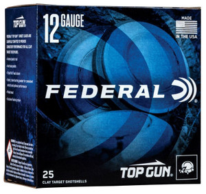 Federal Top Gun 1,200 fps 12 Gauge 2-3/4" 1-1/8 oz. #7.5 Lead Shot Shotgun Ammunition Federal Top Gun 1,200 fps 12 Gauge 2-3/4" 1-1/8 oz. #7.5 Lead Shot Shotgun Ammunition
