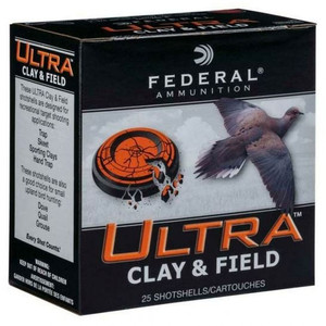 Federal Ultra Clay & Field 1,255 fps 2-3/4" 1-1/8 oz. #7.5 Lead Shot Shotgun Ammunition Federal Ultra Clay & Field 1,255 fps 2-3/4" 1-1/8 oz. #7.5 Lead Shot Shotgun Ammunition