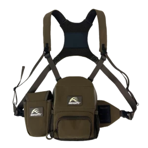 Bino and Rangefinder Harness in Dark Brown by Insight