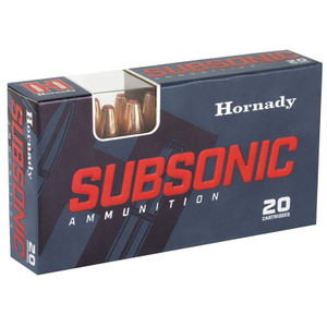 Hornady Subsonic 1,050 fps 300 Blackout 190 Grain Sub-X Rifle Ammunition