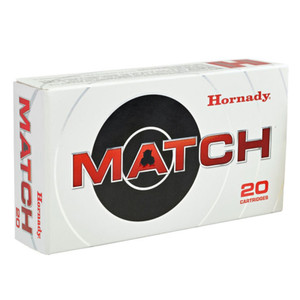 Hornady Match .308 Winchester, 168 Grain Extremely Low Drag Match, Rifle Ammunition - Box Hornady Match .308 Winchester, 168 Grain Extremely Low Drag Match, Rifle Ammunition - Box