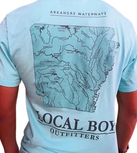 Arkansas Waterways Short Sleeve Shirt by Local Boy Outfitters