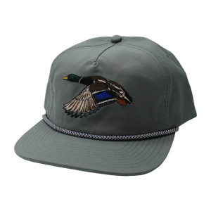Mr. Mallard Low Profile Rope Hat in Gray by Local Boy